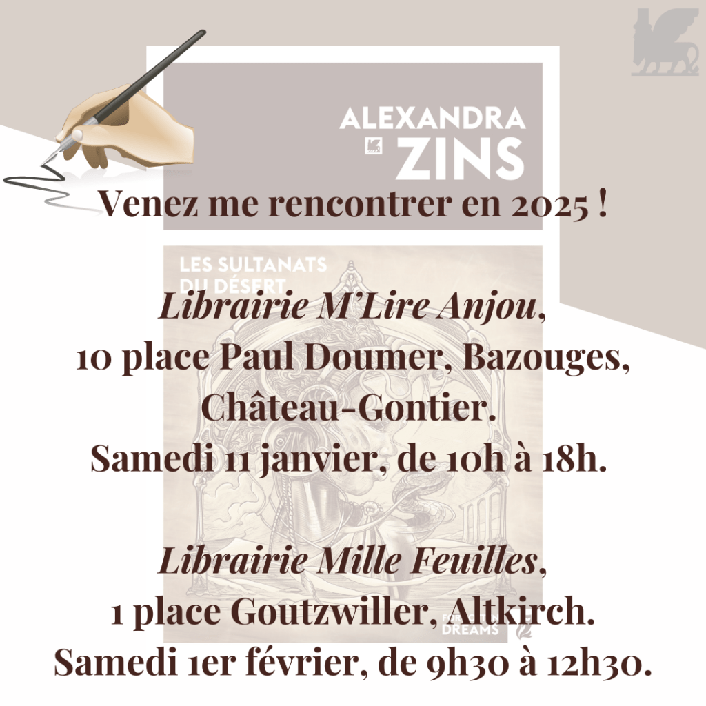 Venez me rencontrer en 2025&nbsp;🌼.